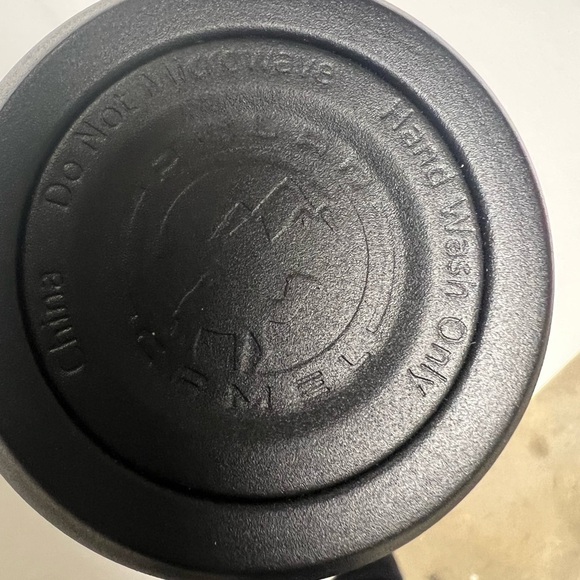 POLAR CAMEL 12ozINSULATED STEMLESS WINE CUP. BLACK MONOGRAMMED “POPS” - Picture 4 of 5